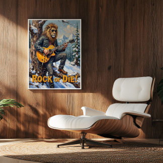 Arktische Hymne: Löwenkalter Groove Poster