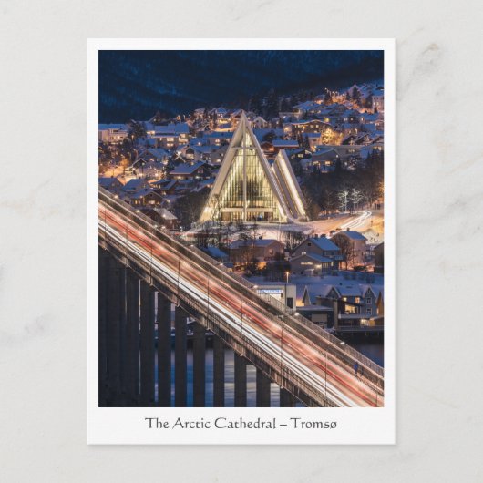 Arktische Kathedrale Postkarte (Vorderseite)