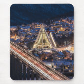 Arktische Kathedrale Tromso Mousepad (Vorne)