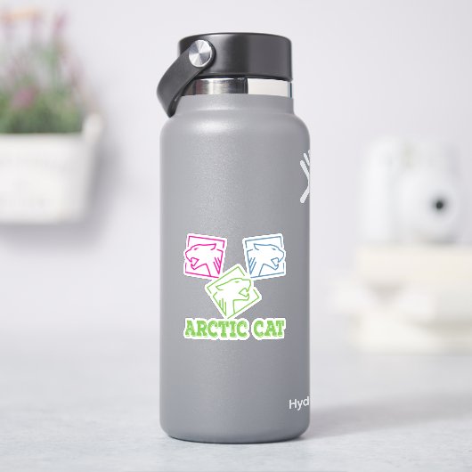 Arktische Katze Aufkleber (HydroFlask)