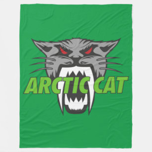 Arktische Katze Fleecedecke