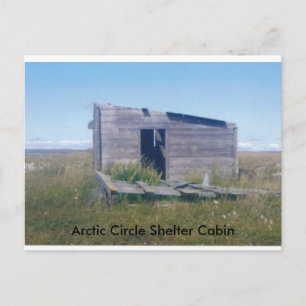 arktische Kreishütte, arktische Kreiselhütte Postkarte