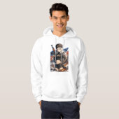 Arktische Kriegsfront Anime Krieger Hoodie (Vorne ganz)