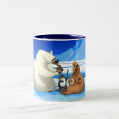 Arktische Krug-Band-Tasse Zweifarbige Tasse (Mittel)