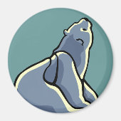 Arktische Kunst Kühlschrankmagnet Polar Bären Kuns (Vorne)