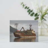 Arktische Lady, Crab Boat im niederländischen Hafe Postkarte (Stehend Vorderseite)