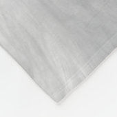 Arktische Liebe: Polar Bear Family in Pink Hues Fleecedecke (Ecke)