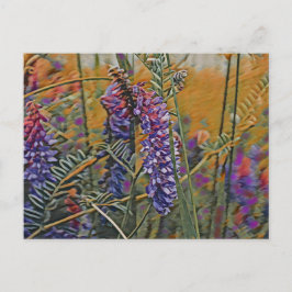Arktische Lupine Vibranine Postkarte