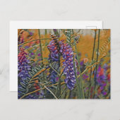Arktische Lupine Vibranine Postkarte (Vorne/Hinten)