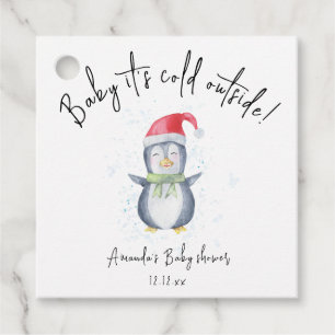 Arktische niedliche Penguin - Baby draußen kalt Geschenkanhänger
