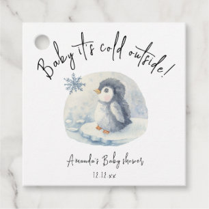 Arktische niedliche Penguin - Baby draußen kalt Geschenkanhänger