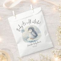 Arktische niedliche Penguin - Baby draußen kalt