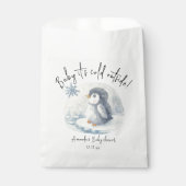 Arktische niedliche Penguin - Baby draußen kalt Geschenktütchen (Vorderseite)