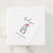 Arktische niedliche Penguin danke Babydusche Geschenkanhänger (Beispiel)