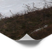 Arktische Nomaden Tipi Poster (Ecke)