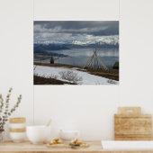 Arktische Nomaden Tipi Poster (Küche)