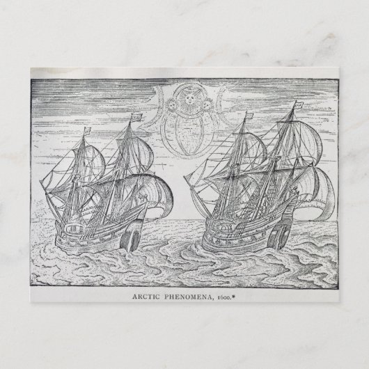 Arktische Phänomene Postkarte (Vorderseite)