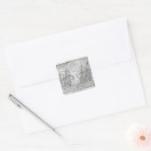 Arktische Phänomene Quadratischer Aufkleber (Umschlag)