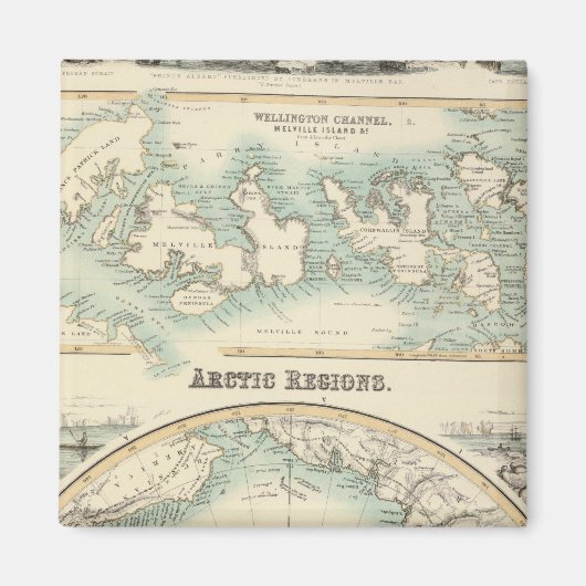 Arktische Regionen 2 Magnet (Vorne)