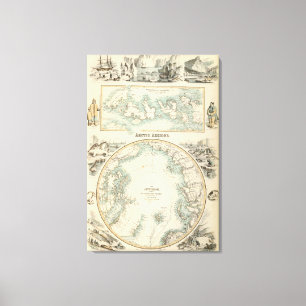 Arktische Regionen Leinwanddruck