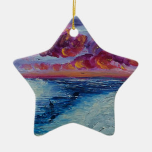 Arktische Säulen Keramikornament