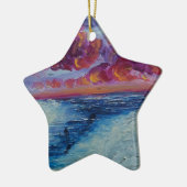 Arktische Säulen Keramikornament (Links)