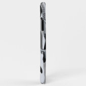 Arktische Schnee-Camouflage mit Hundeplaketten Case-Mate iPhone Hülle (Hinten/Rechts)