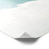 Arktische Schneeauwl Poster (Ecke)