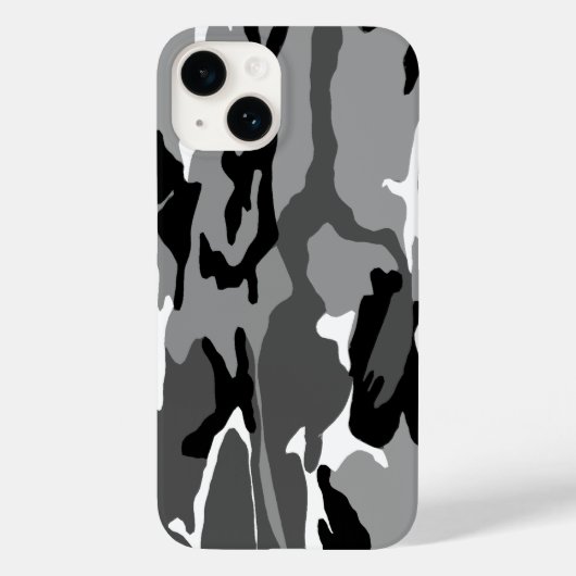 Arktische Schneefall-Camouflage Case-Mate iPhone Hülle (Rückseite)