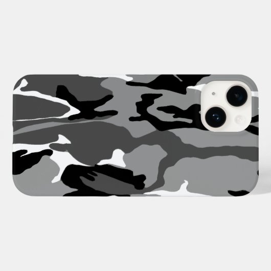 Arktische Schneefall-Camouflage Case-Mate iPhone Hülle (Rückseite (Horizontal))