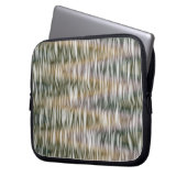 Arktische Schneeleopard-Camouflage Laptopschutzhülle (Vorderseite Links)