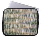 Arktische Schneeleopard-Camouflage Laptopschutzhülle (Vorderseite)