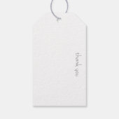 Arktische Schönheit: Winter Fox Custom Geschenkanhänger (Rückseite)