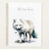 Arktische Schönheit: Winter Fox Custom Planer (Vorderseite)