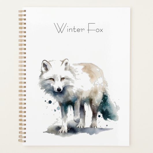 Arktische Schönheit: Winter Fox Custom Planer (Vorderseite)