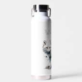 Arktische Schönheit: Winter Fox Custom Trinkflasche (Vorne)
