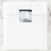 Arktische See Eis 2 Quadratischer Aufkleber (Tasche)