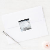 Arktische See Eis 2 Quadratischer Aufkleber (Umschlag)