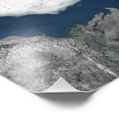 Arktische See Eis über Nordamerika Fotodruck (Ecke)