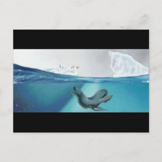 Arktische Sicht Postkarte