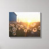 arktische Sonnenuntergang-Leinwand Leinwanddruck (Vorderseite)