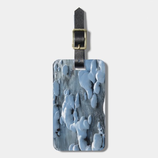 Arktische Szene Gepäckanhänger (Vorderseite vertikal)