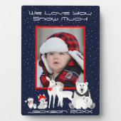 Arktische Tiere Fotoplatte (Vorderseite)