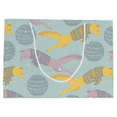 Arktische Tiere im Raum Große Geschenktüte (Rückseite)