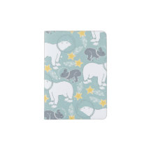 Arktische Tiere im Raum-Muster