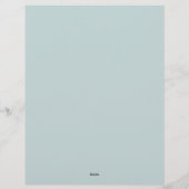 Arktische Tiere in den Winterhasen Weihnachten Briefbogen (Rückseite)