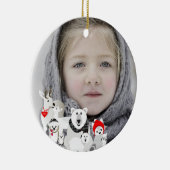 Arktische Tiere Keramik Ornament (Rechts)