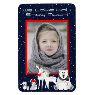 Arktische Tiere Magnet