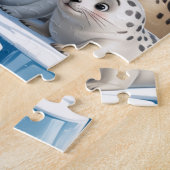 Arktische Tiere Puzzle (Seite)