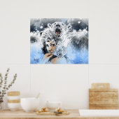 Arktische Tränen Poster (Küche)